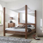 Furniture Minimalis Tempat Tidur Kanopi MM 311